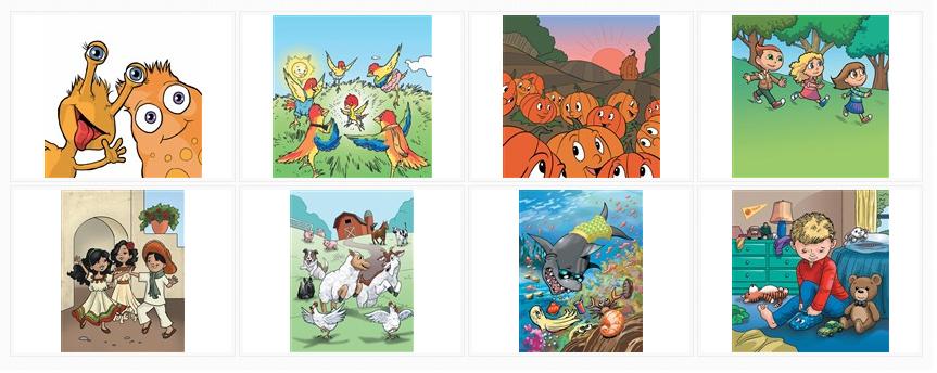 Visit the Cartoon Sample Illustrations Gallery